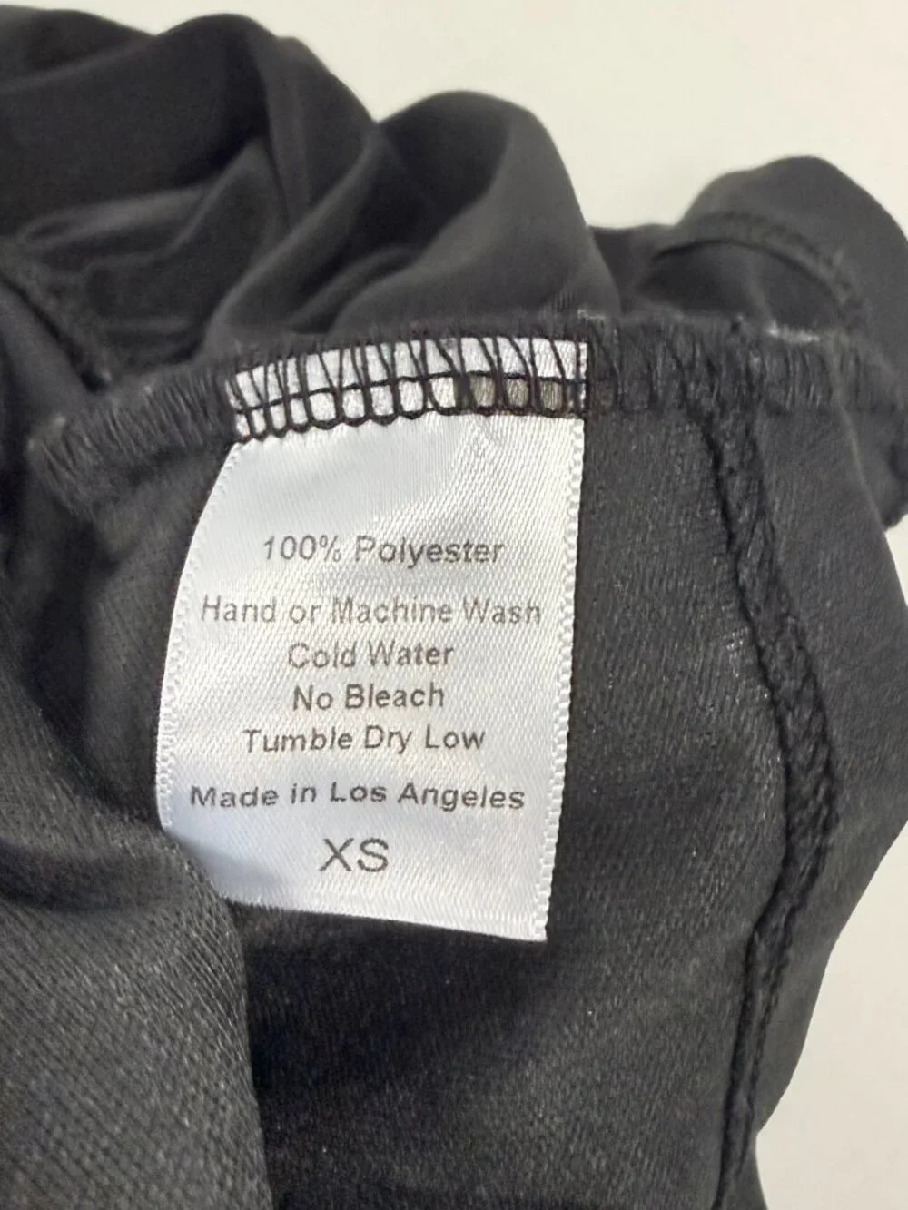 Draped Knot Cutout Lucy in the Sky Black Polyester‎ Mini Dress Size XS